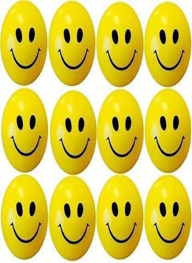 Tudoccy Smiley Stress Relief Ball for Kids & Adults - Soft Squeeze Toy for Hand Exercise, Therapy & Fun - Cute Yellow Face, Non-Toxic Sponge Ball for Girls, Boys - Pack of 4 - Image 4